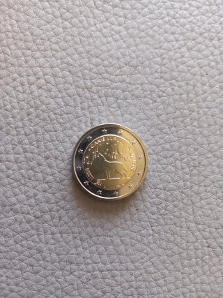 Moneda 2 euros Estonia 2021 Lobo