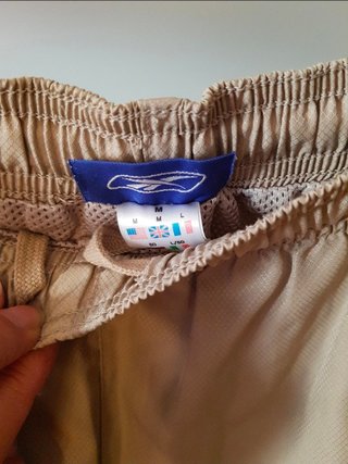 Pantalón Pirata Uomo Reebok Taglia M Beige