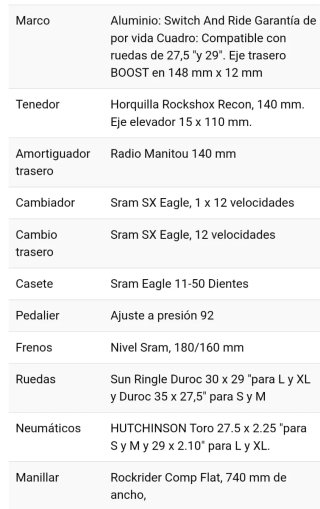 Bicicleta Rockrider 50 5 Doble Suspensión