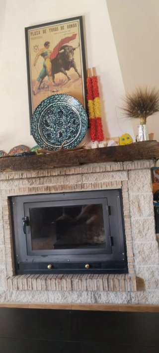 Chimenea metálica leña 1m