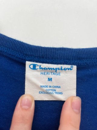 Camiseta Champion Vintage Azul Talla M