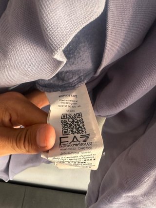 Sudadera Emporio Armani Azul