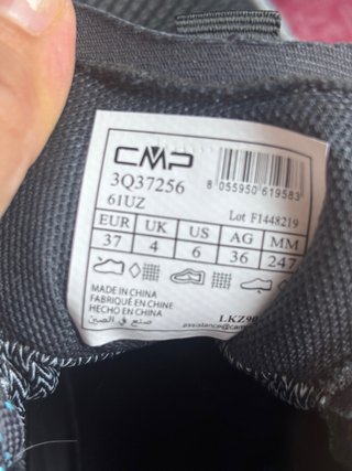 Scarpe trekking CMP donna nere rosa taglia 37
