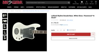 Lakland Skyline Decade bass A ESTRENAR