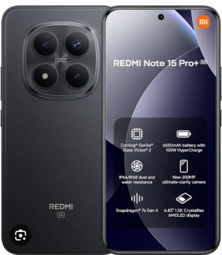 Xiaomi Redmi Note 15 Pro+ 5G Negro
