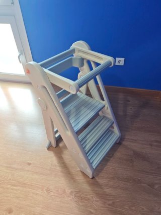 Escalera aprendizaje ajustable infantil