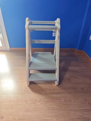 Escalera aprendizaje ajustable infantil