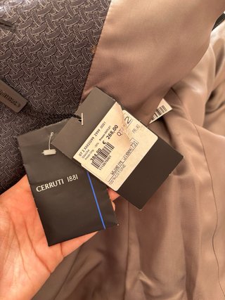 Blazer estampada Cerruti 1881 Gris.