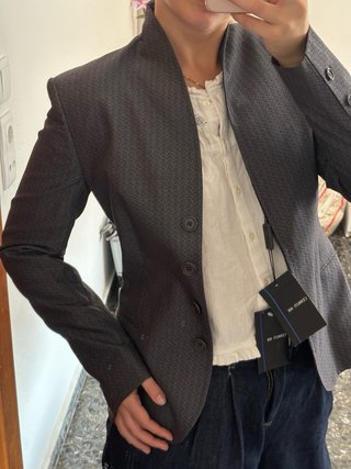 Blazer estampada Cerruti 1881 Gris.