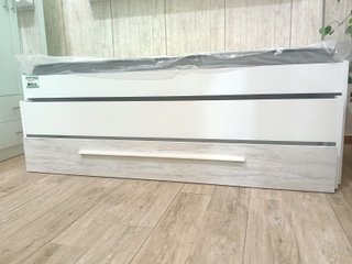 Cama Nido Blanca y Madera