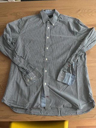 Camisa Tommy Hilfiger cuadros manga larga