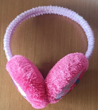 Orejeras Trolls rosas y moradas