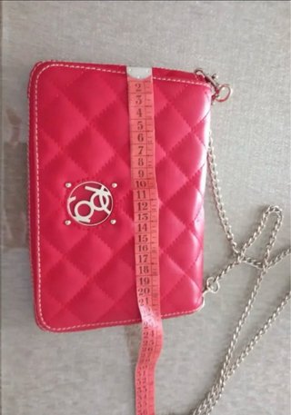 Bolso Purificación García Rojo Acolchado