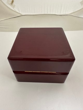Caja Seiko Madera Lacada Granate