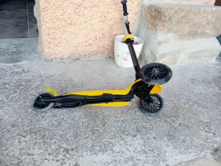 Patinete 3 Ruedas Amarillo Infantil