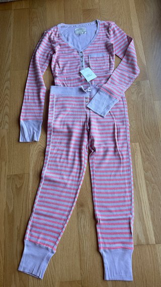 Pijama Rayas Rosa y Lila “Victoria’s Secret”