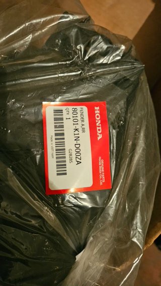 Guardabarros trasero honda sh mode año 2022