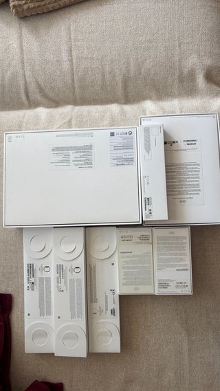 Cajas vacías Apple (MacBook, Watch, iPhone, Pencil