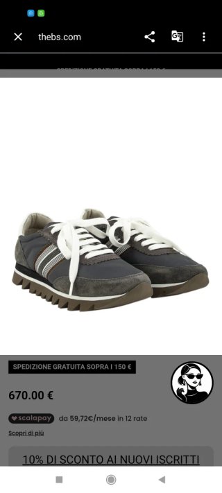 Sneakers verdi e bianche
