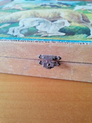Puzzle vintage in cubi di legno