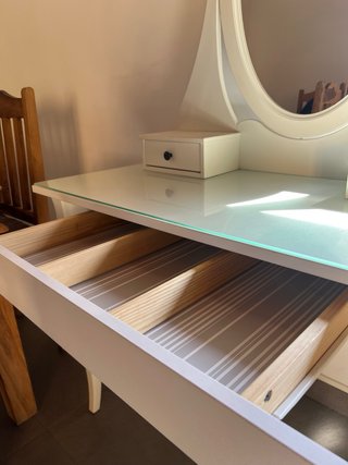 Tocador IKEA HEMNES Blanco con Espejo
