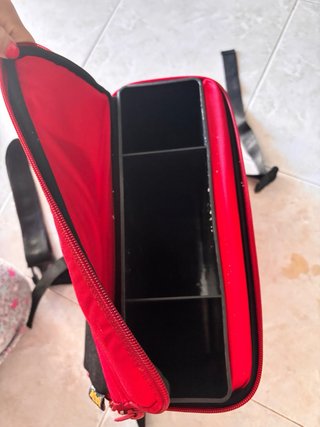 Trona de viaje para bebé con diseño de gato