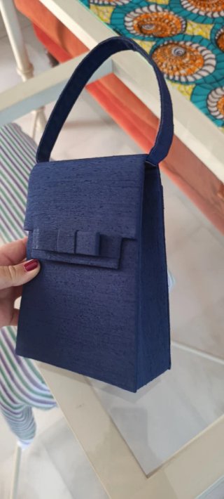 Bolso de fiesta azul