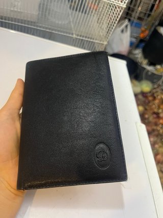 Cartera de Piel Negra Made in Spain