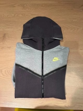 Chaqueta Nike Tech Fleece bicolor gris