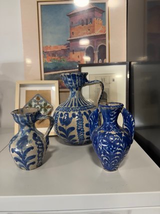 Lote Cerámica Granadina Fajalauza Bombonas
