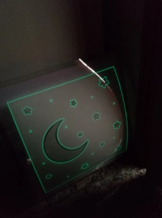 Lámpara Techo Luna y Estrellas Niña