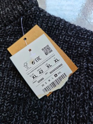 Jersey Pull&Bear cuello alto gris XL