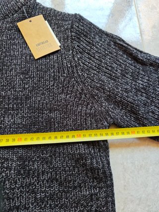 Jersey Pull&Bear cuello alto gris XL