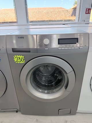 Lavadora AEG 8kg Acero Inoxidable
