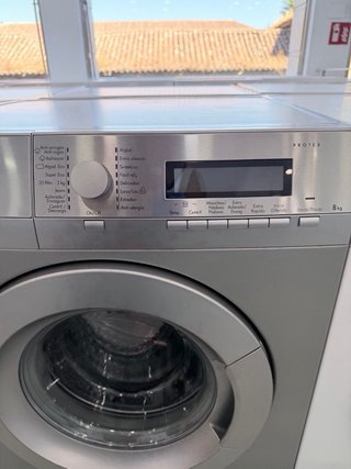 Lavadora AEG 8kg Acero Inoxidable