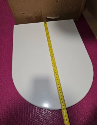Tapa de WC blanca