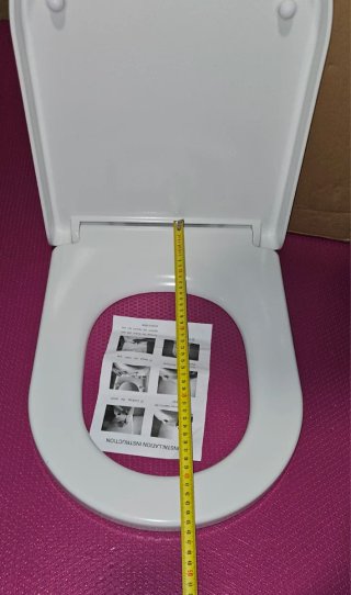 Tapa de WC blanca