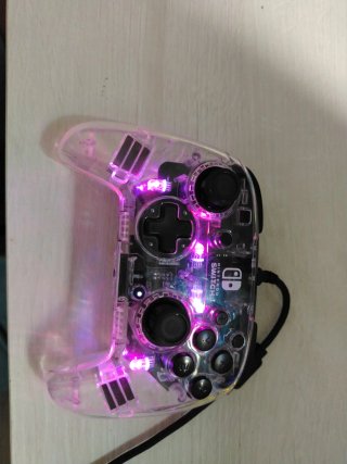 Mando Pro Nintendo Switch Transparente