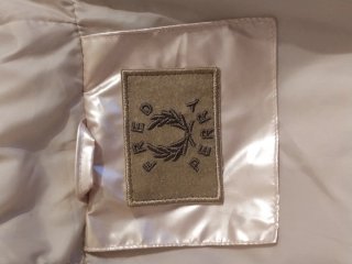Piumino Fred Perry rosa perlato