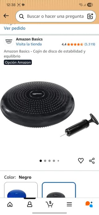 Tabla Equilibrio y Cojín Estabilidad AmazonBasics