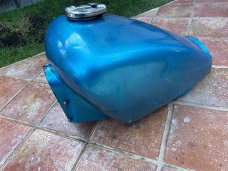 Depósito Moto Morini 501 Excalibur Azul