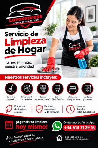 Servicio de limpieza del hogar