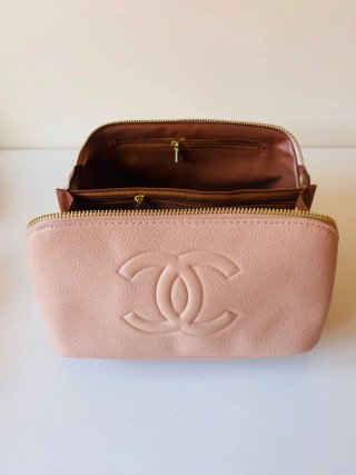 Neceser Chanel Rosa y Dorado