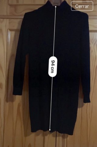 Vestido de punto trenzado.