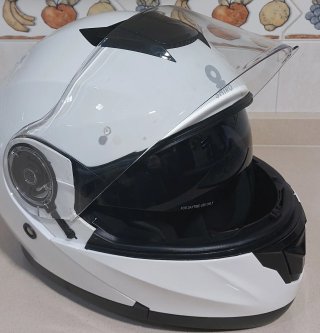 Casco Moto Shiro Blanco Integral