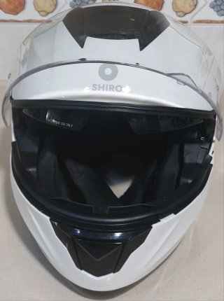 Casco Moto Shiro Blanco Integral