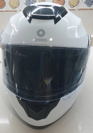 Casco Moto Shiro Blanco Integral
