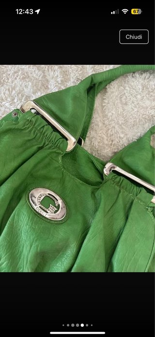 Borsa vintage verde