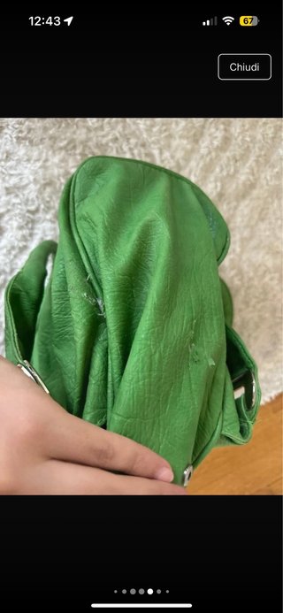 Borsa vintage verde
