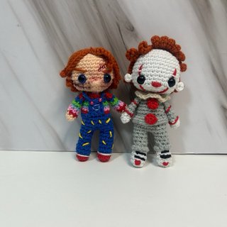 Amigurumi Chucky y Pennywise